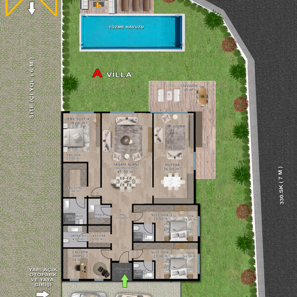 A-VİLLA-YERLEŞİM